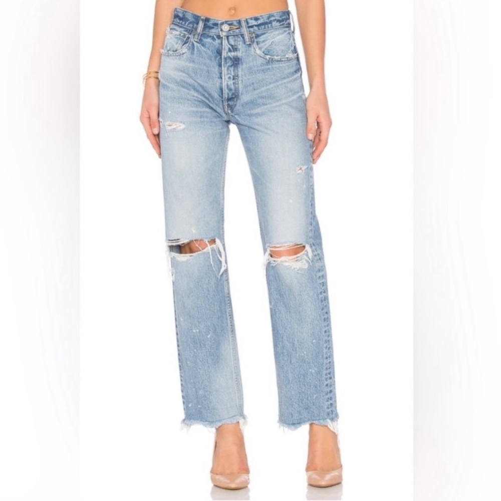 MOUSSY Vintage Odessa Wide-Leg Jeans